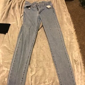 Levi long high waisted jeans